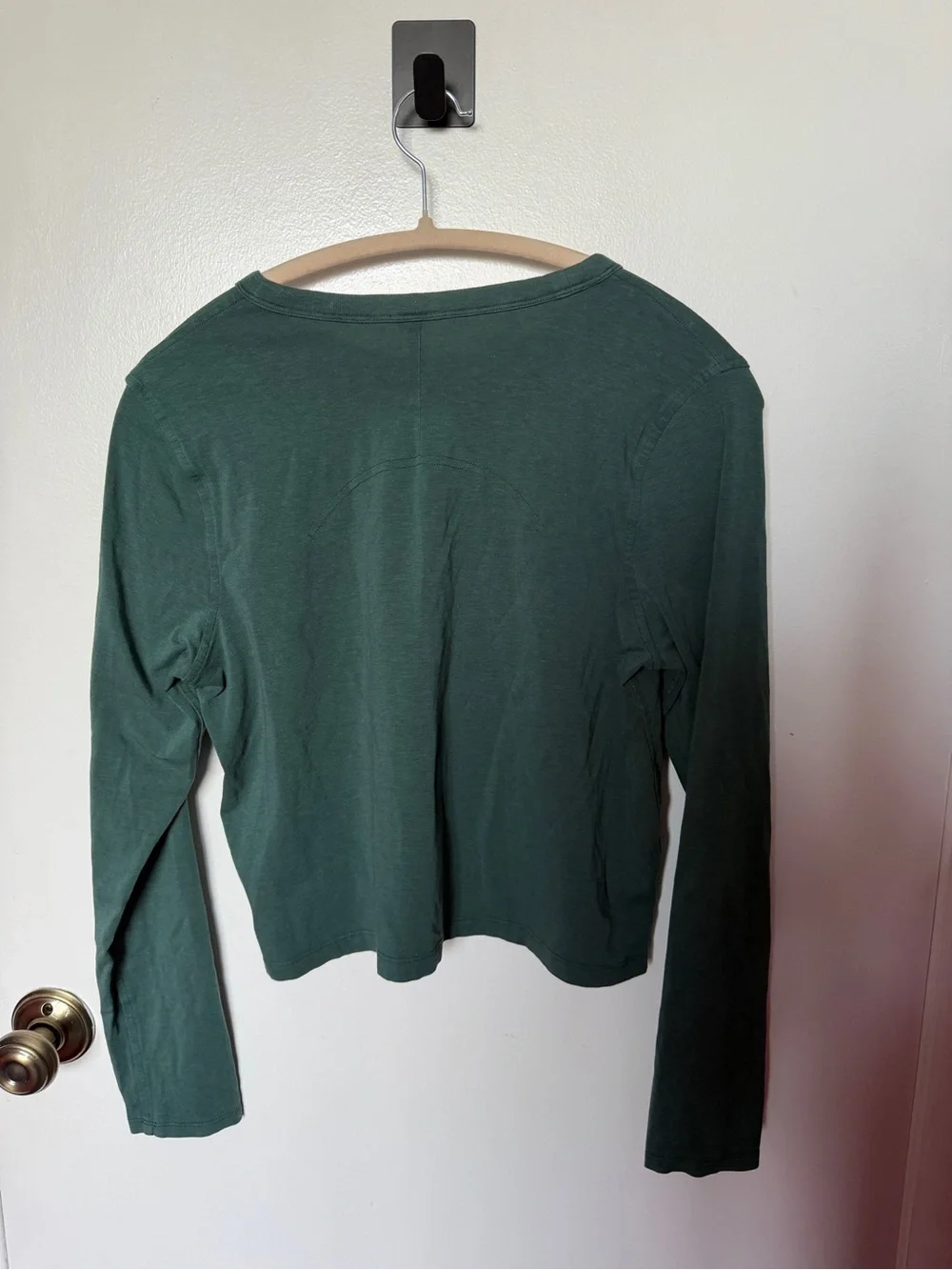 Lululemon Classic-Fit Cotton-Blend Long Sleeve Shirt Dark Forest